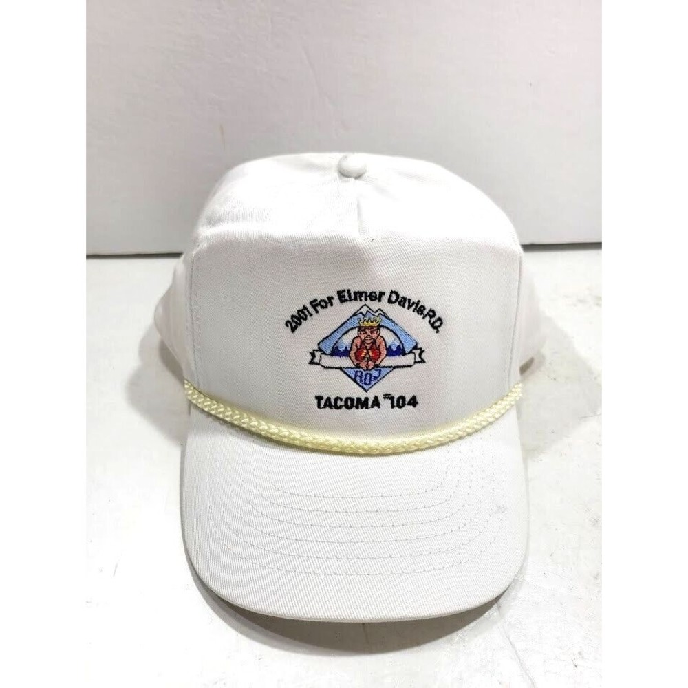 Vintage 2001 For Elmer Davis Tacoma #104 Snapback Hat